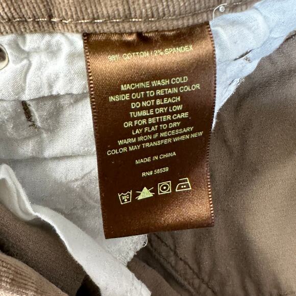 Kut From The Kloth Jeans Womens Sz 6 Brown Corduroy Mia Toothpick Skinny Preppy - Picture 6 of 11